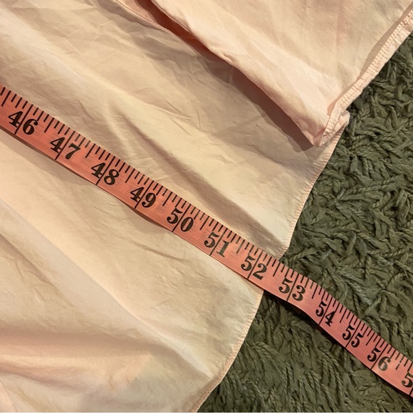 Nina Ricci Open Back Cotton Silk Blend Poplin Midi Shirt Dress In Pink 36 $1,790 - Picture 12 of 16